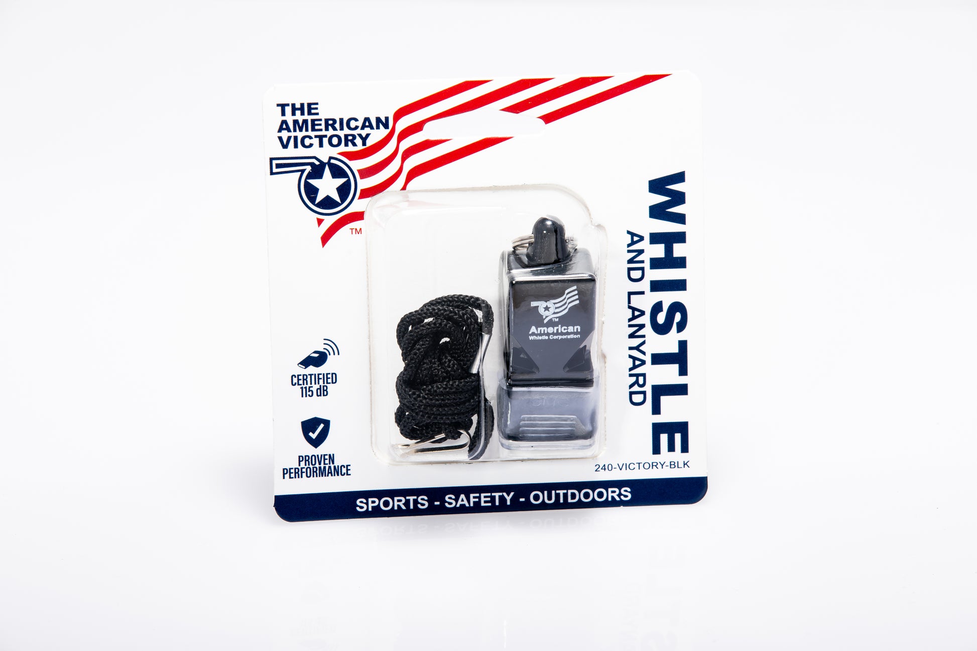Emergency Safety Whistle USA Made - 116dB Loud Outdoor Survival Pea-Less — view 2