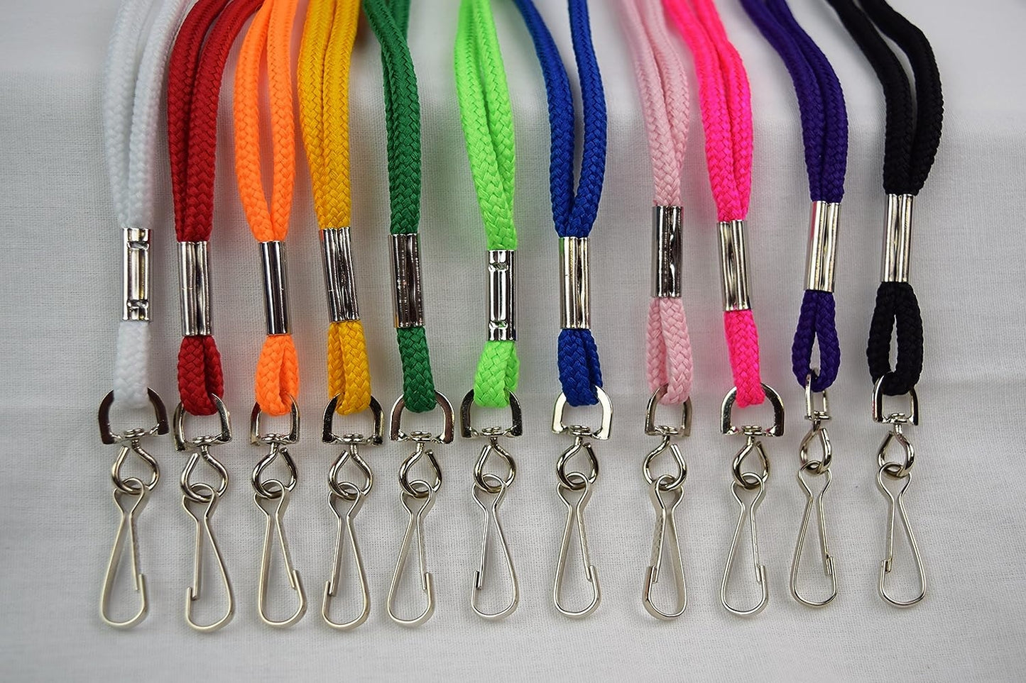 Lanyard 12-Pack USA Made - Durable Woven Lanyards