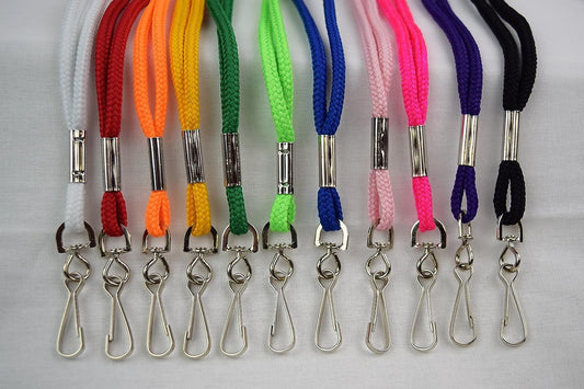 Lanyard 12-Pack USA Made - Durable Woven Lanyards