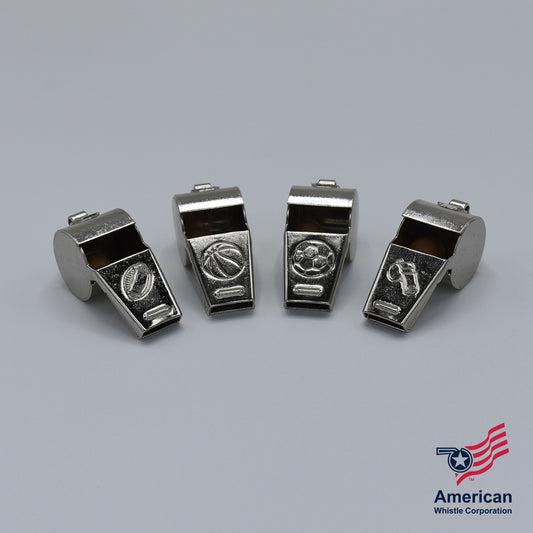 Custom Brass Sports Whistles USA Made - Professional Training Equipment
